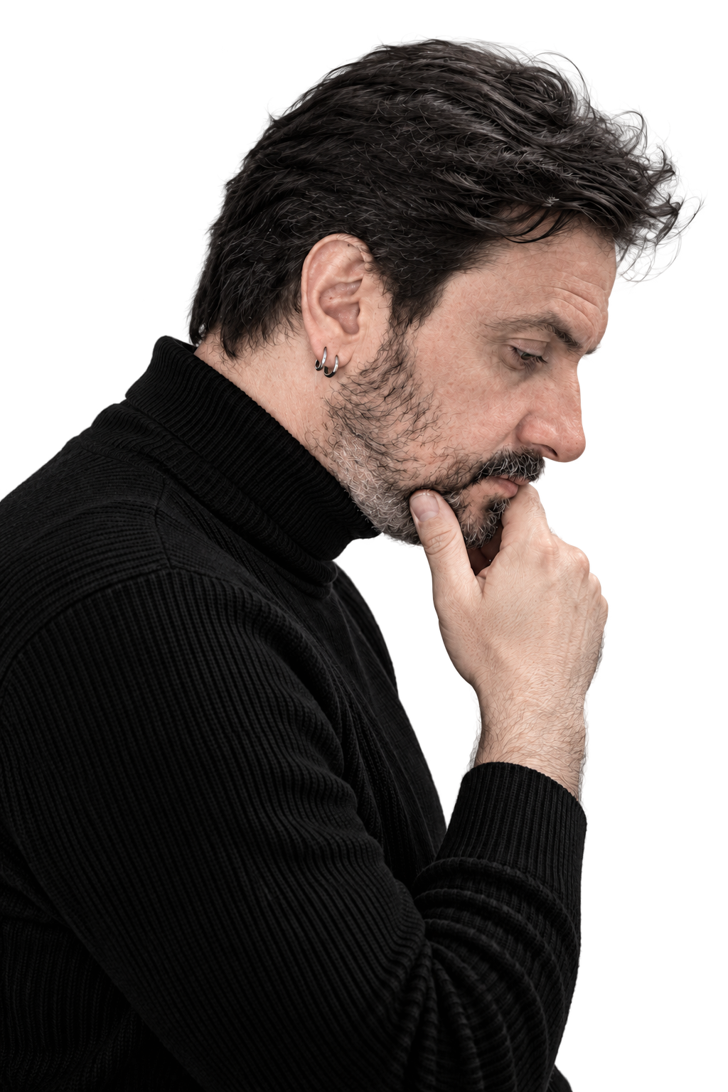 Mesut Ermis in nachdenklicher Haltung